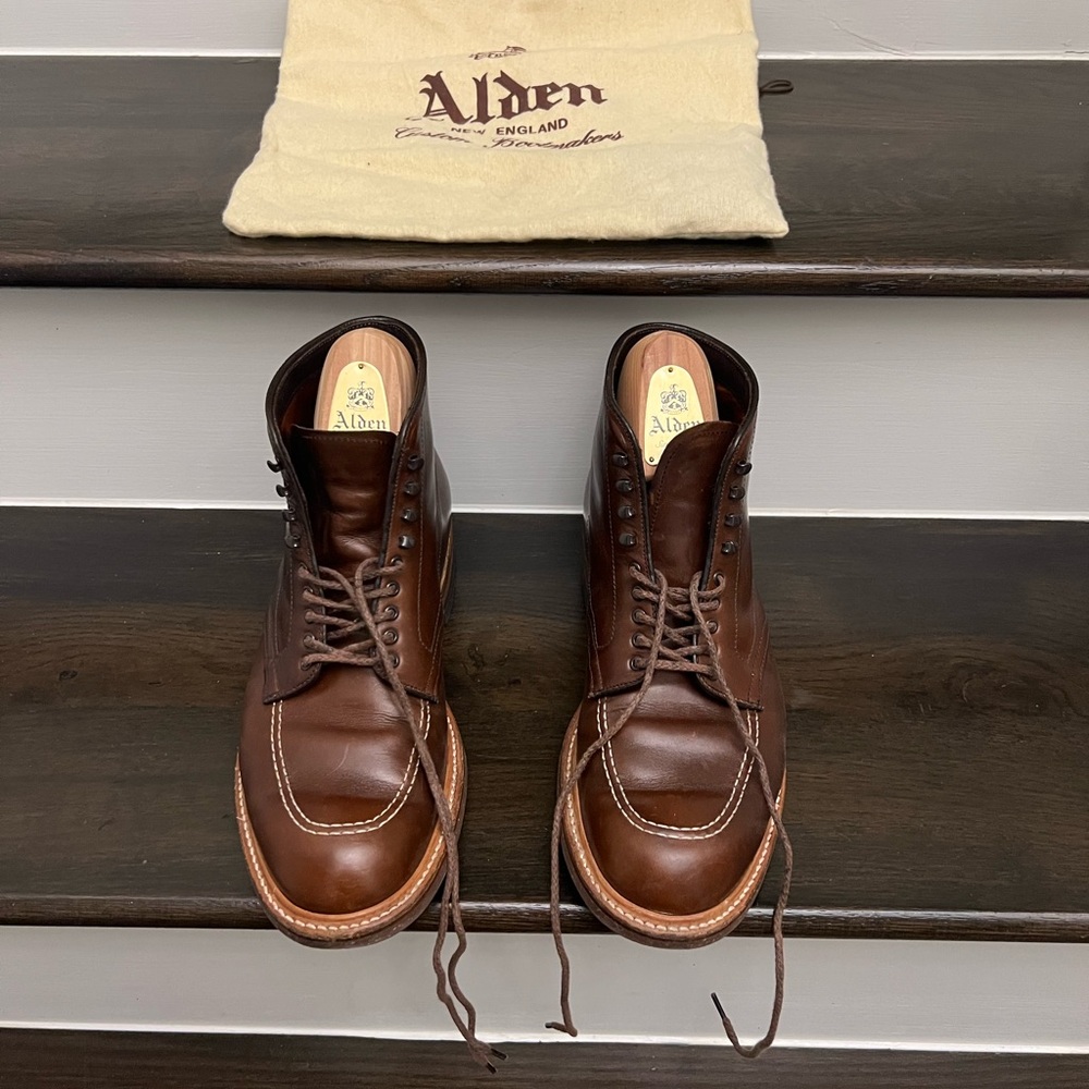Alden Men's Brown Leather Boots